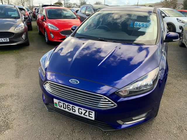 2016 (66) Ford Focus 1.0T EcoBoost Titanium Hatchback 5dr Petrol Manual Euro 6 (s/s) (125 ps)