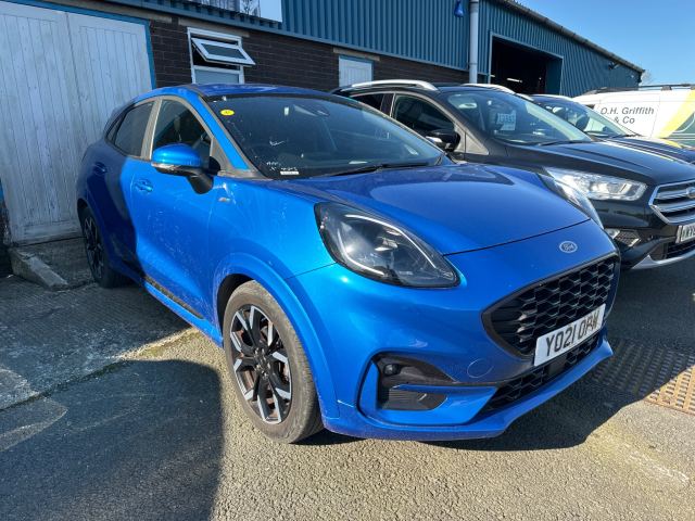 2021 (21) Ford Puma ST-Line X 5 Door 1.0L EcoBoost 125PS mHEV FWD 6 Speed Manual(Q3186)