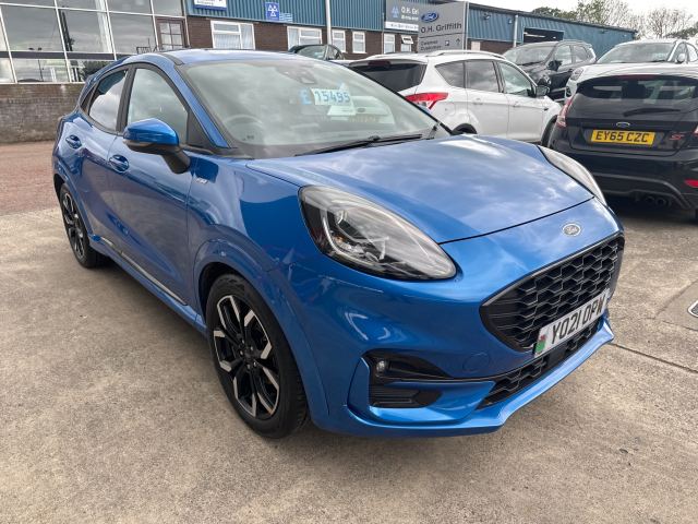 2021 (21) Ford Puma ST-Line X 5 Door 1.0L EcoBoost 125PS mHEV FWD 6 Speed Manual(Q3186)