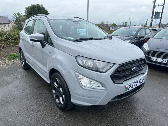 2022 (72) Ford EcoSport ST-Line 5 Door 1.0L Ford EcoBoost 125PS FWD 6 Speed Manual (M13160)